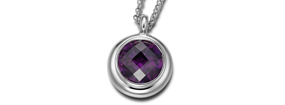 elle purple necklace